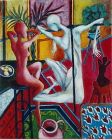 souvenir de Matisse (acryl 25fg)
